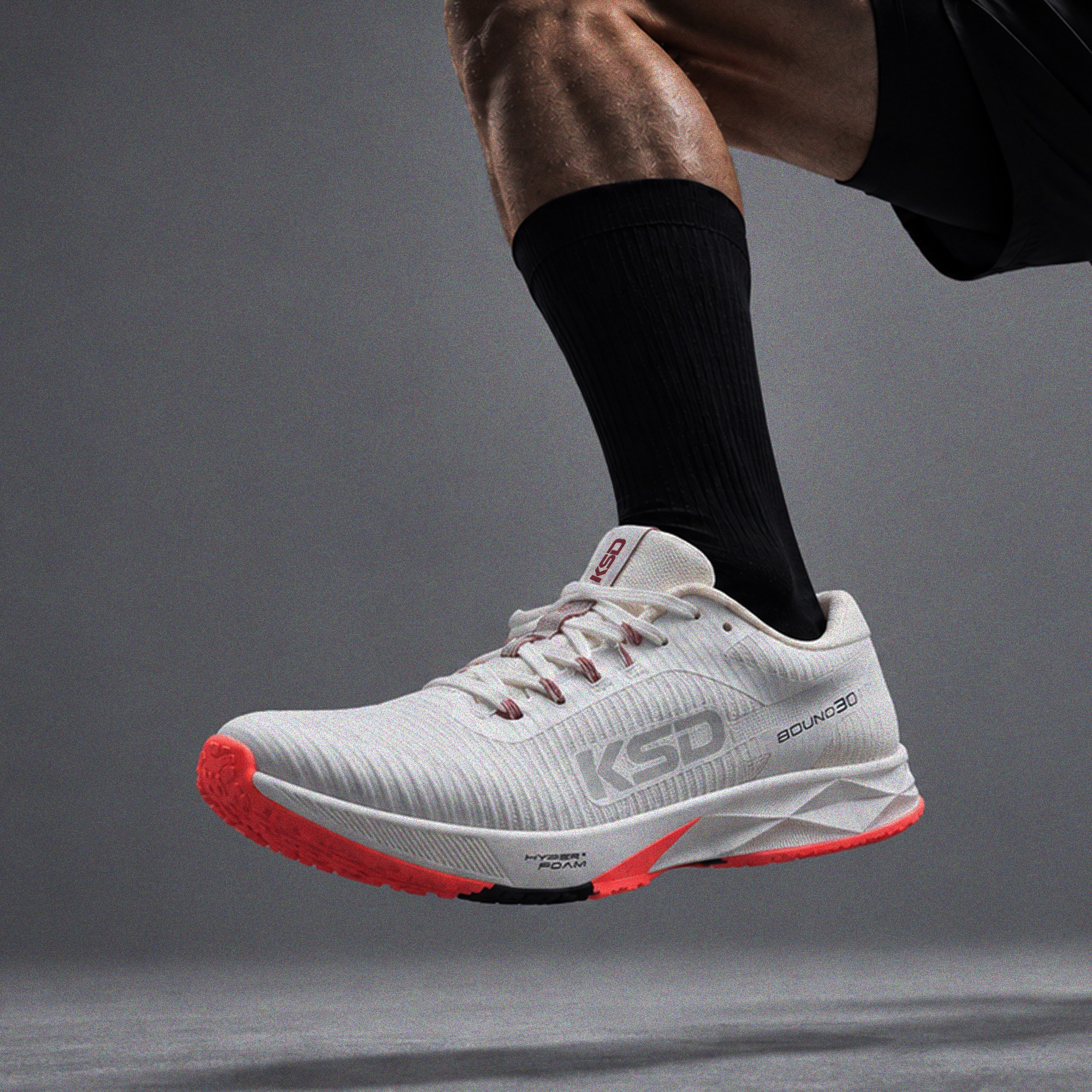 KSD running shoe in motion